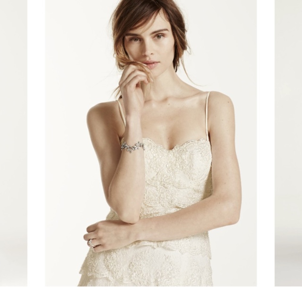 Melissa sweet tier wedding dress BNWT